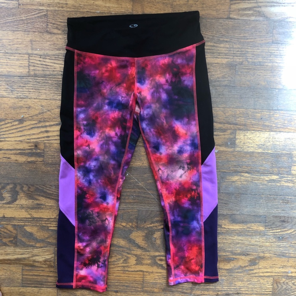 🖤 Champion Cropped Tie Dye Legging
